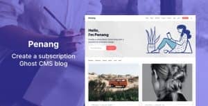 Penang – Membership and Subscription Ghost 5.0 Theme