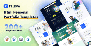 Fallow – Personal Portfolio Resume HTML Template