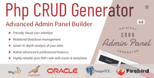 PHP CRUD Generator – Advanced Database Admin Panel Builder