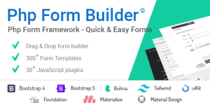 PHP Form Builder – Advanced HTML forms generator with Drag & Drop