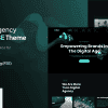 Pirus – Dark Digital Agency FSE WordPress Theme