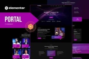 Portal – IT Company Elementor Template Kit