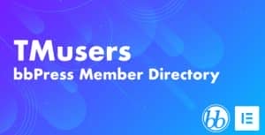 TMusers – bbPress Forum Member Directory For Elementor