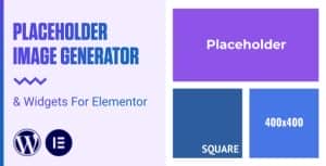 Holdy – Placeholder Image Generator & Widgets For Elementor