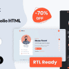 Morex – Tailwind CSS Personal Portfolio Template + RTL