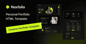 Noxfolio – Personal Portfolio Resume HTML Template