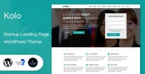 Kolo – Startup Landing Page WordPress Theme