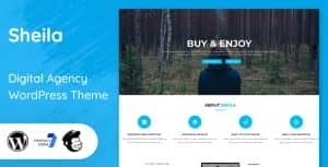 Sheila – Material Design Agency WordPress Theme