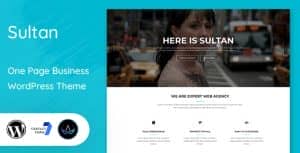 Sultan – One Page Business WordPress Theme