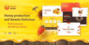 SweetMielo – Honey Production and Sweets Delicious WordPress Theme