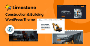 Limestone – Construction Building Elementor WordPress Theme