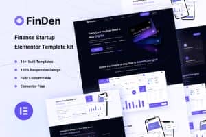 Finden – Business & Finance Startup Elementor Template kit