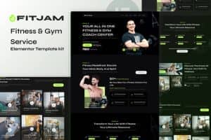 FitJam – Fitness & Gym Services Elementor Template Kit