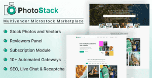 PhotoStack – Multivendor Microstock Marketplace