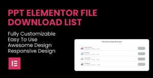 PPT – File Download List Elementor Widget