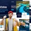 Go Fishing – Fishing Club Community Elementor Template Kit
