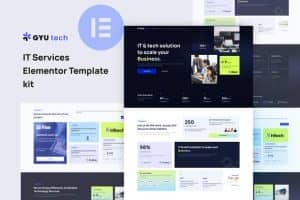 Gyutech – IT solution & Services Company Elementor Template Kit