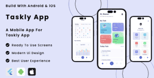 Taskly App – Flutter Mobile App Template