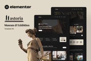 Lastoria – Museum & Exhibition Elementor Template Kit