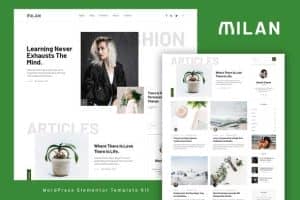 Milan – Blog & Magazine Elementor Template Kit