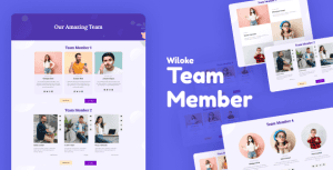 Wiloke Elementor Team Member