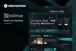 Otodrive – Modern Car Workshop Elementor Template Kit