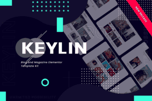 Keylin – Blog & Magazine Elementor Template Kit