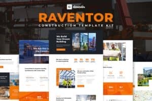 Raventor – Construction & Architecture Elementor Template Kit