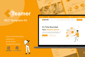 Teamer – SEO Marketing Elementor Template Kit
