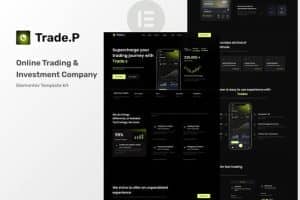 TradeP – Trading & Investment Company Elementor Template Kit