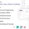 Craft Laravel Admin Panel – CRUD builder, Users, Role, Permissions & Settings