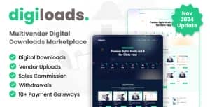 Digiloads – Multivendor Digital Downloads Marketplace