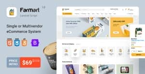 Farmart – Single or Multivendor Laravel eCommerce System