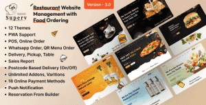 Superv – Restaurant Website Management (Food Ordering)