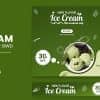 Ice Cream Animated Banner Google Web Designer
