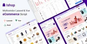 Ishop eCommerce – PWA Multivendor eCommerce CMS – Laravel & Vue