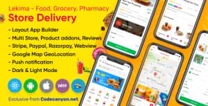 Lekima – Store Delivery Full React Native Application for WordPress WooCommerce.