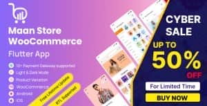 MaanStore – Flutter eCommerce Full App ( Android & iOS )