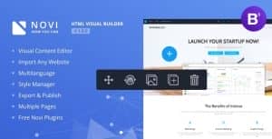 Novi – HTML Page Builder & Visual Content Editor