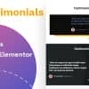 Testimonials widget For Elementor