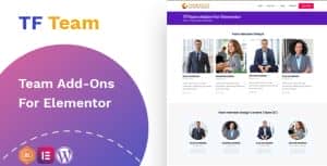 Team Member addon – widget for Elementor