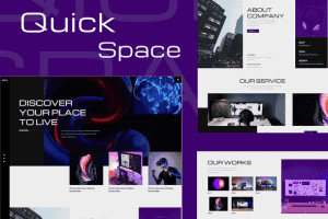 QuickSpace – Creative Business Elementor Template Kit