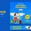 Travel Animated Banner Google Web Designer