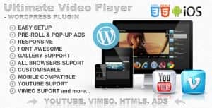 Ultimate Player with YouTube, Vimeo, Ads WP Plugin