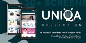 Uniqa – An android eCommerce app with admin panel
