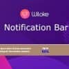 Wiloke Notification Bar