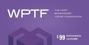 WPTF – WordPress Theme Framework