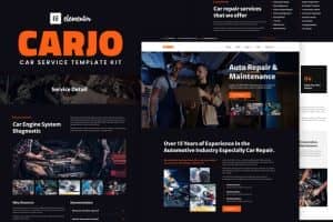 Carjo – Car Services & Repair Elementor Template Kit