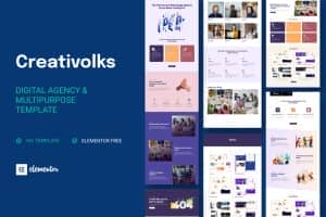 Creativolks – Creative & Business Agency Elementor Template Kit