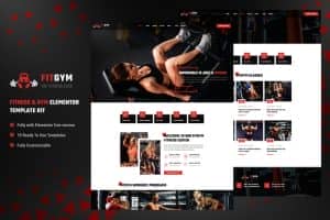FitGym – Fitness & Gym Elementor Template Kit